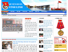 Tablet Screenshot of huyendoanvinhlinh.gov.vn